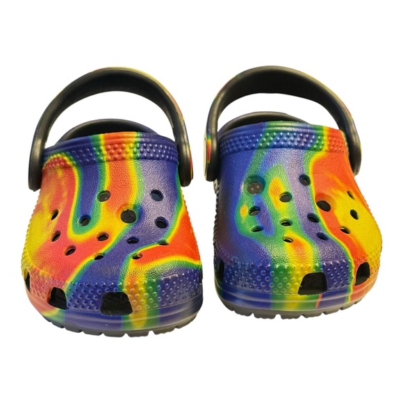 CROCS Other - Crocs Classic Solarized Tie Dye Clogs-Size 4 children’s